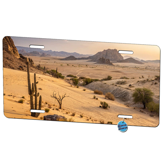 Beautiful Desert Metal Vanity Novelty Tag License Plate for Trucks Cars SUVs
