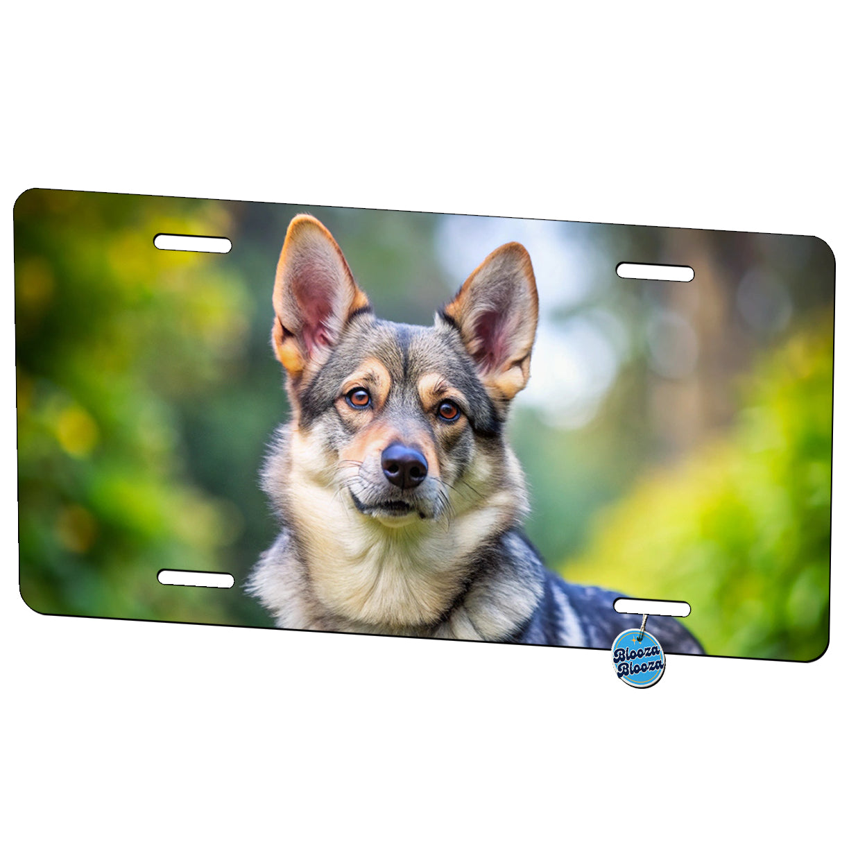 Swedish Vallhund Dog Photo Metal Vanity Novelty Tag License Plate for Trucks Cars SUVs