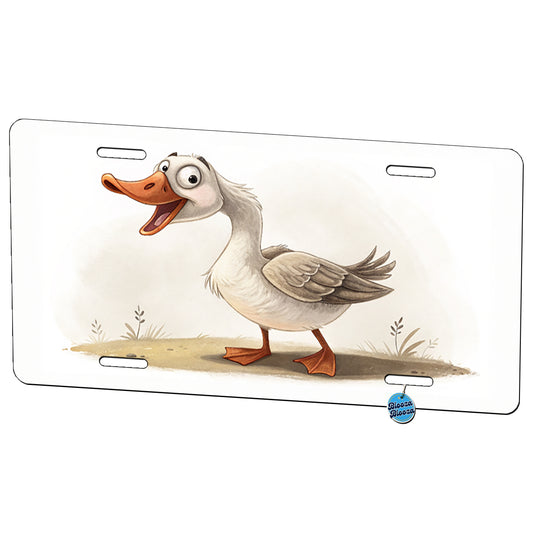 Funny Silly Goose Metal Vanity Novelty Tag License Plate for Trucks Cars SUVs