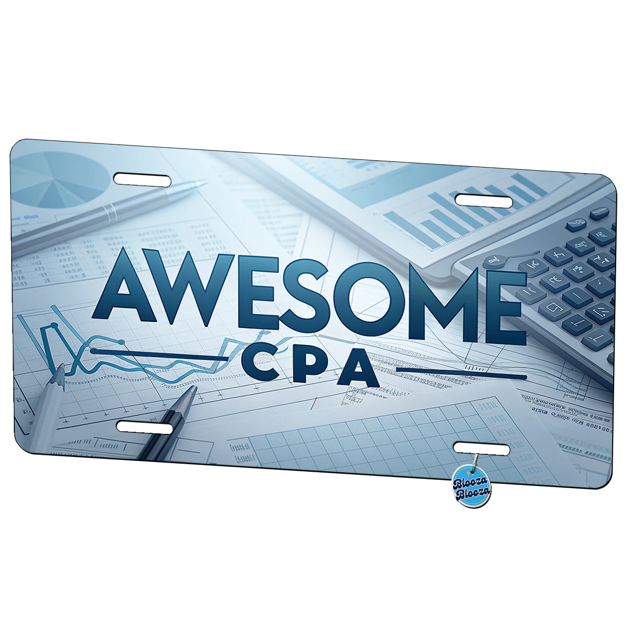 Awesome CPA Inspirational Metal Vanity Novelty Tag License Plate for Trucks Cars SUVs