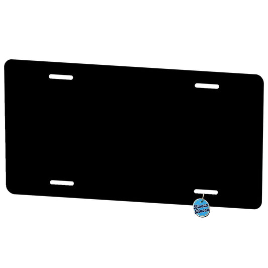 It's Just a Solid Black Color Metal Vanity Novelty Tag License Plate for Trucks Cars SUVs
