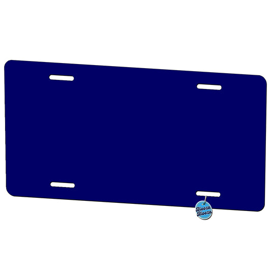 It's Just a Solid Dark Blue Color Metal Vanity Novelty Tag License Plate for Trucks Cars SUVs