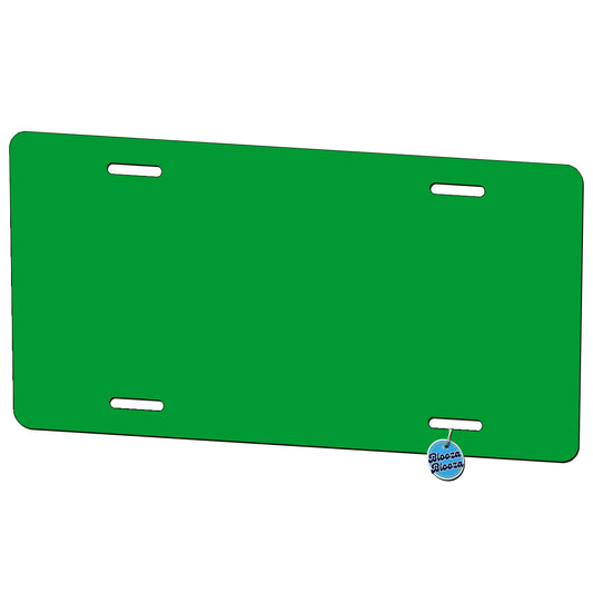 It's Just a Solid Green Color Metal Vanity Novelty Tag License Plate for Trucks Cars SUVs