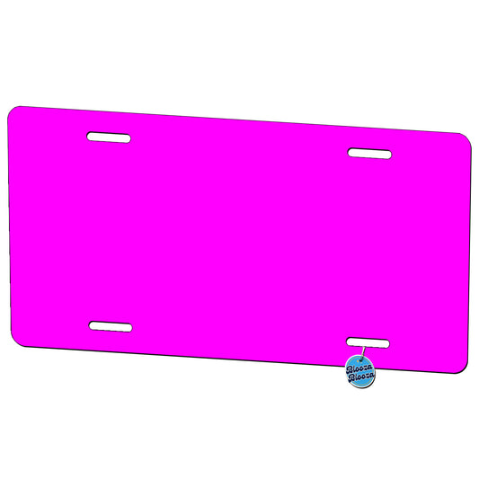 It's Just a Solid Hot Pink Color Metal Vanity Novelty Tag License Plate for Trucks Cars SUVs