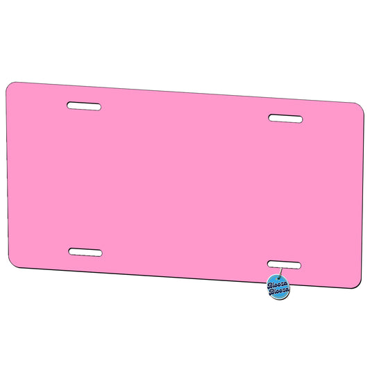 It's Just a Solid Pink Color Metal Vanity Novelty Tag License Plate for Trucks Cars SUVs