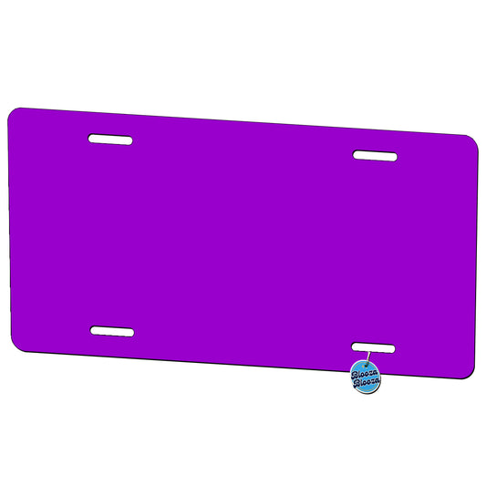 It's Just a Solid Purple Color Metal Vanity Novelty Tag License Plate for Trucks Cars SUVs