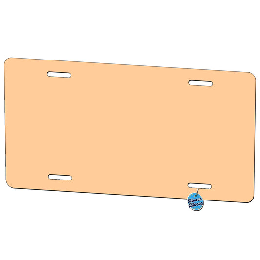 It's Just a Solid Tan Color Metal Vanity Novelty Tag License Plate for Trucks Cars SUVs