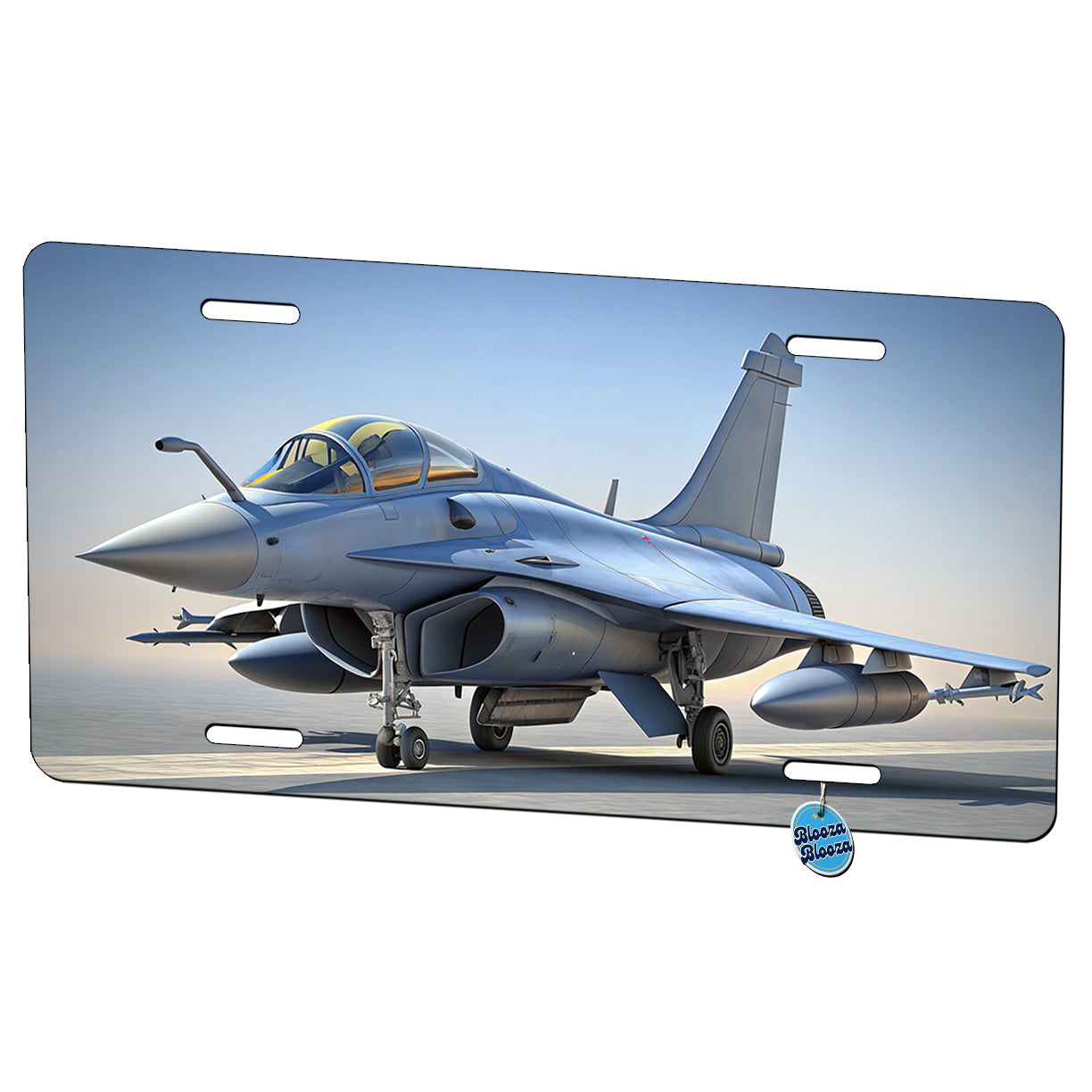 Dassault Rafale French Multirole Fighter Plane Metal Vanity Novelty Tag License Plate for Trucks Cars SUVs