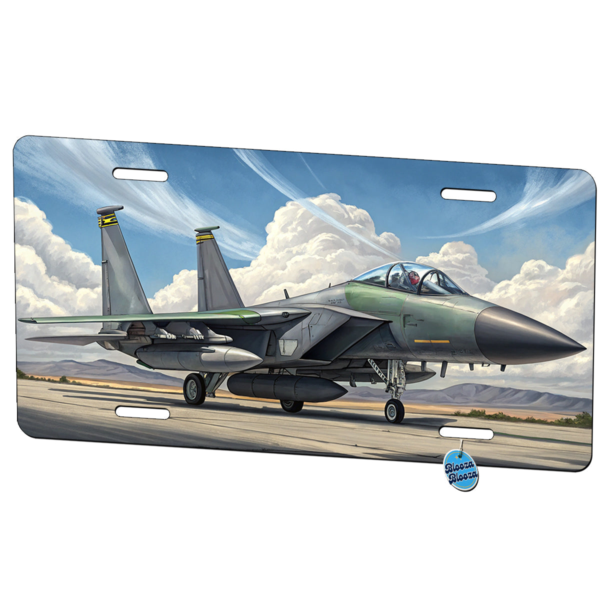 F-15e Strike Eagle United States Air Force Multirole Fighter Plane Metal Vanity Novelty Tag License Plate for Trucks Cars SUVs