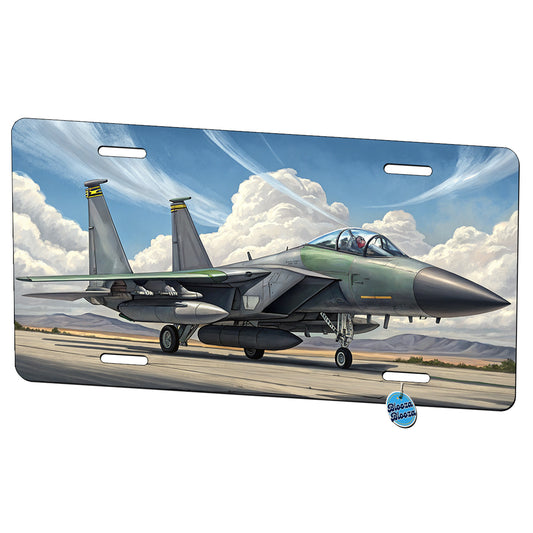 F-15e Strike Eagle United States Air Force Multirole Fighter Plane Metal Vanity Novelty Tag License Plate for Trucks Cars SUVs