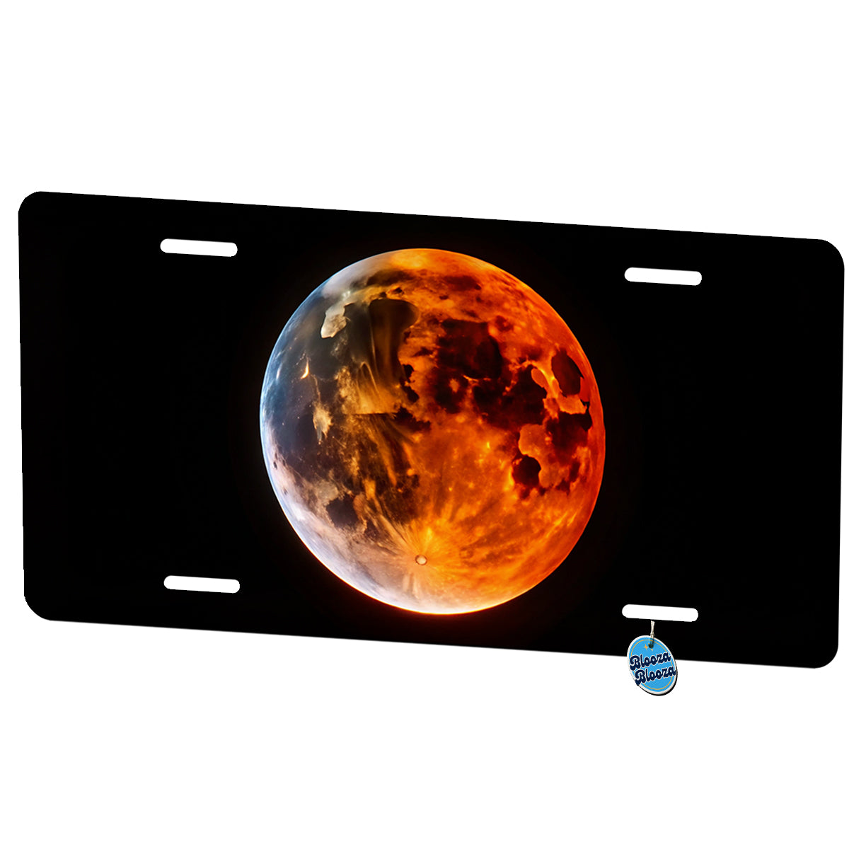 Lunar Eclipse Metal Vanity Novelty Tag License Plate for Trucks Cars SUVs