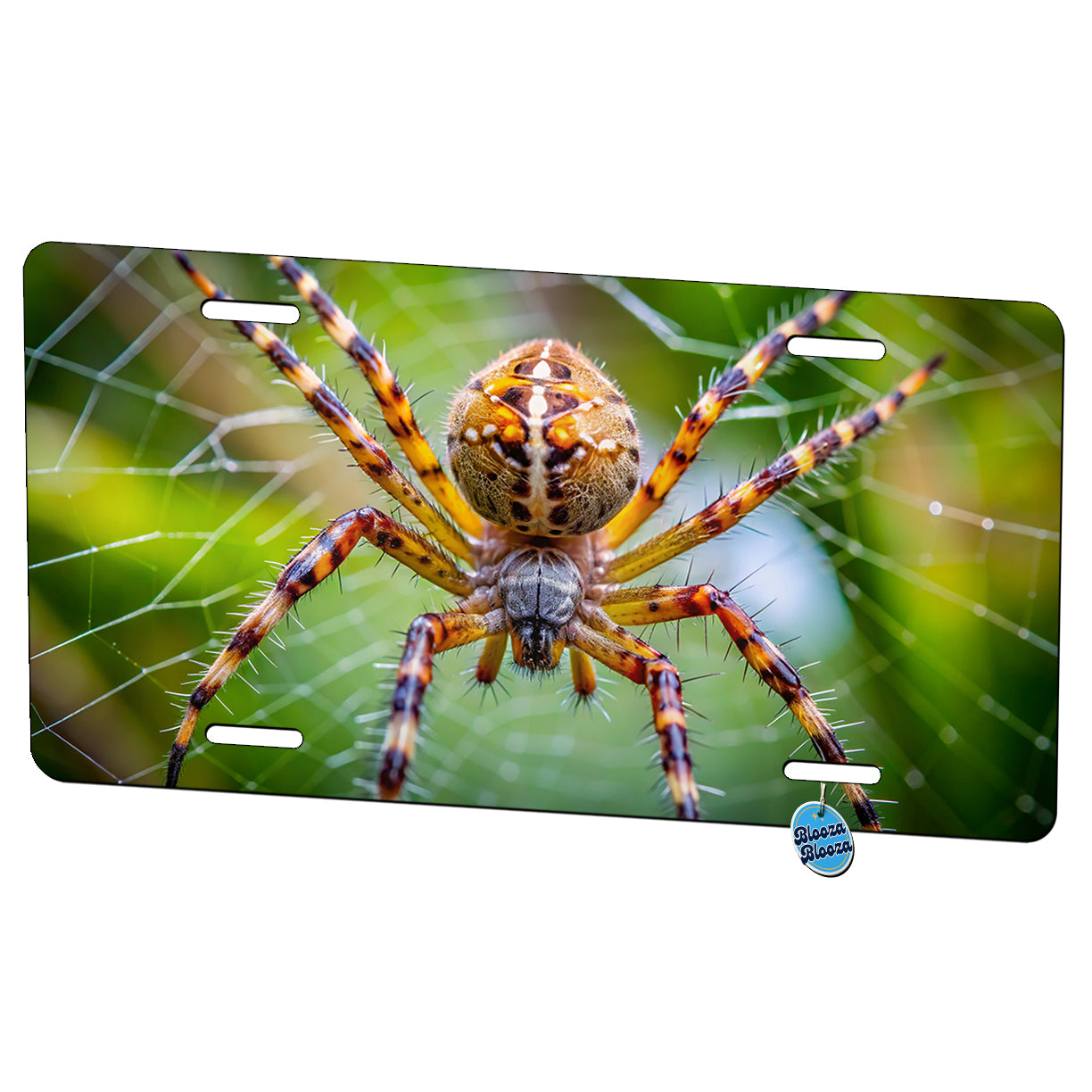 Orb Weaver Spider Metal Vanity Novelty Tag License Plate for Trucks Cars SUVs
