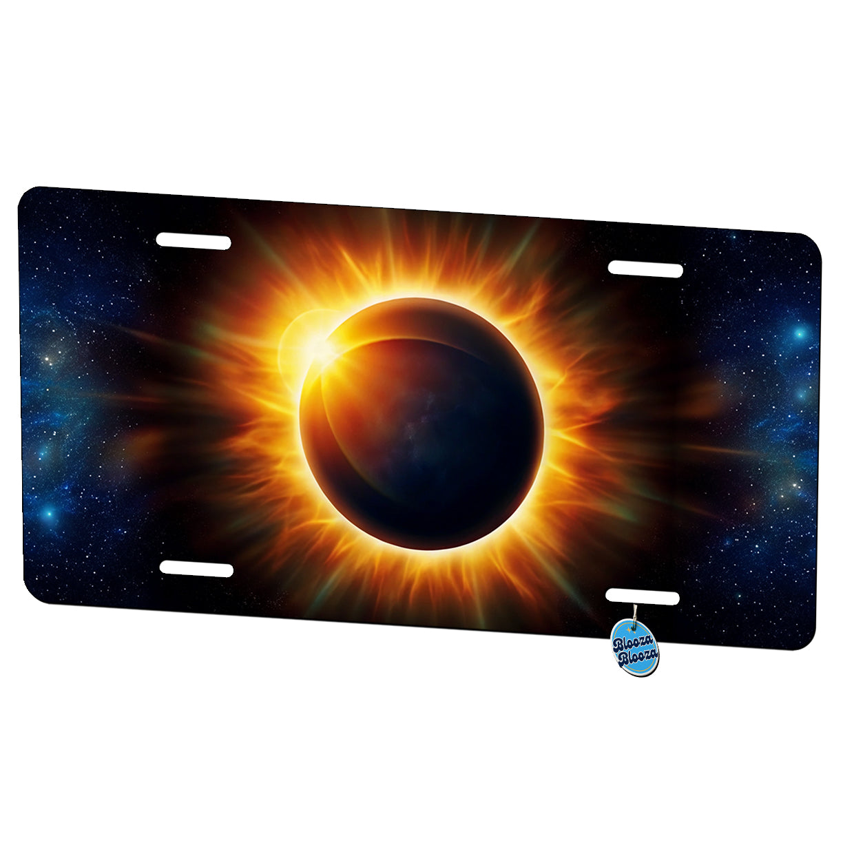 Solar Eclipse Metal Vanity Novelty Tag License Plate for Trucks Cars SUVs