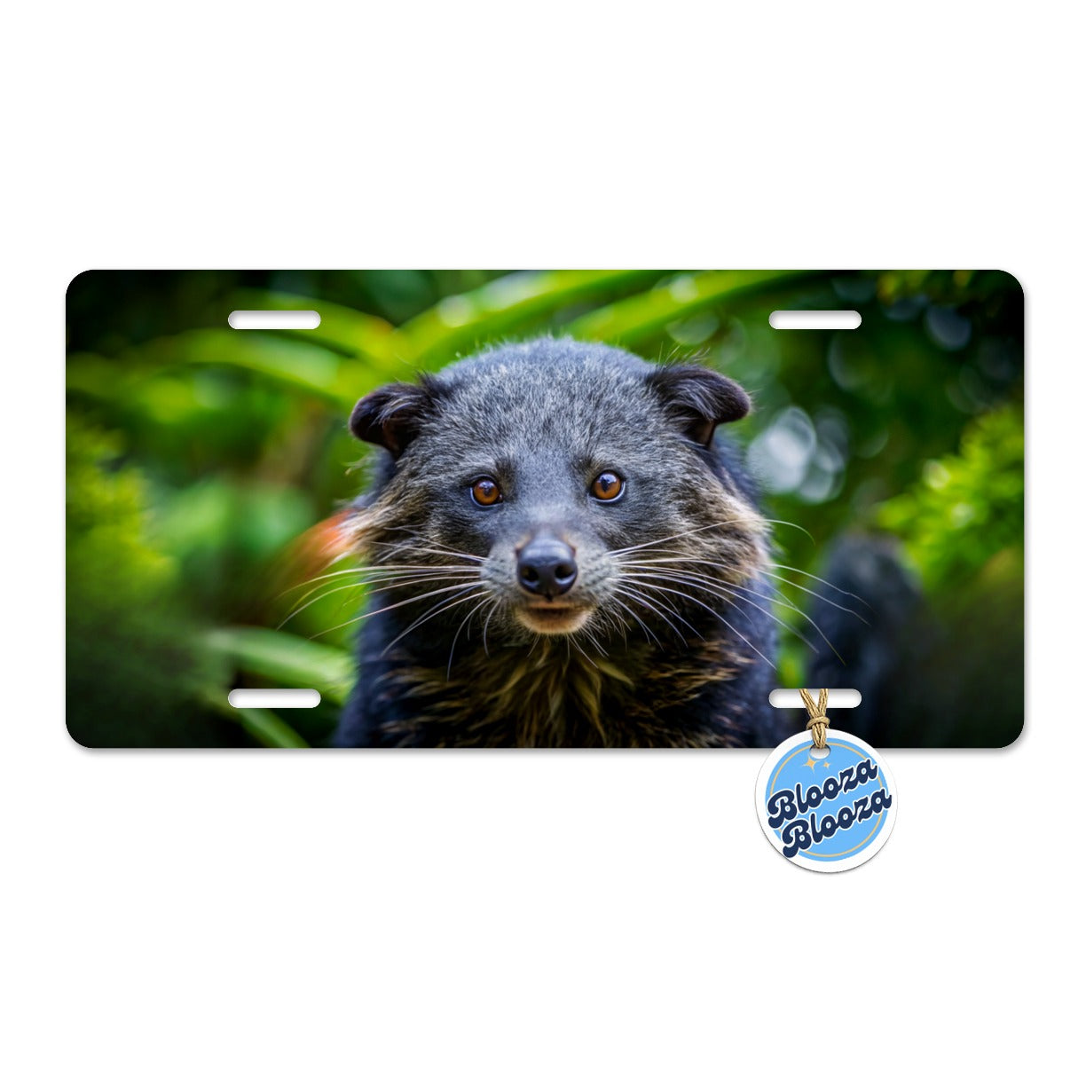 Binturong Bearcat Photo Metal Vanity Novelty Tag License Plate for Trucks Cars SUVs
