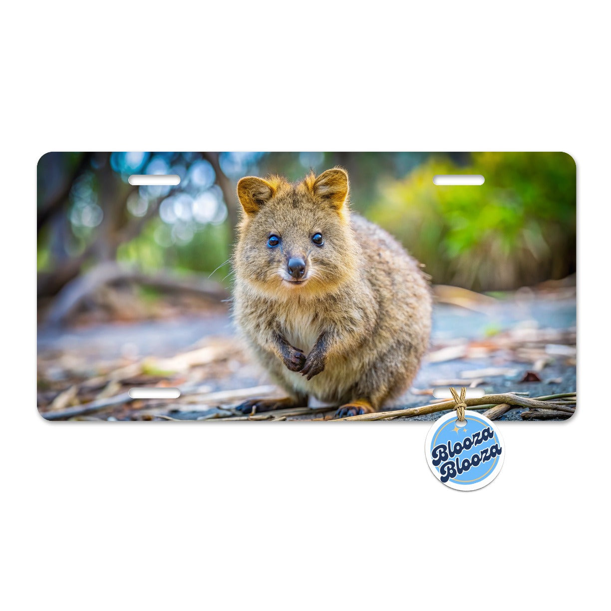 Quokka Photo Metal Vanity Novelty Tag License Plate for Trucks Cars SUVs