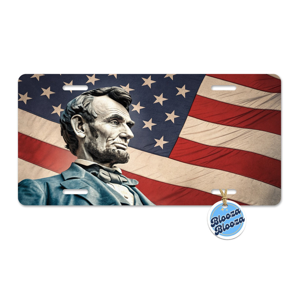 Abraham Lincoln American President Metal Vanity Novelty Tag License Plate for Trucks Cars SUVs