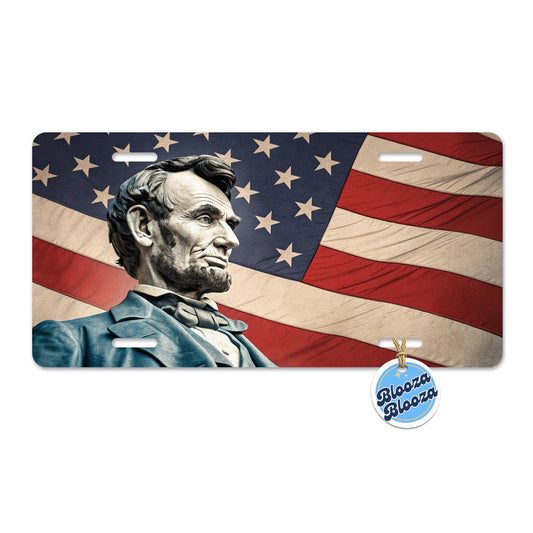 Abraham Lincoln American President Metal Vanity Novelty Tag License Plate for Trucks Cars SUVs