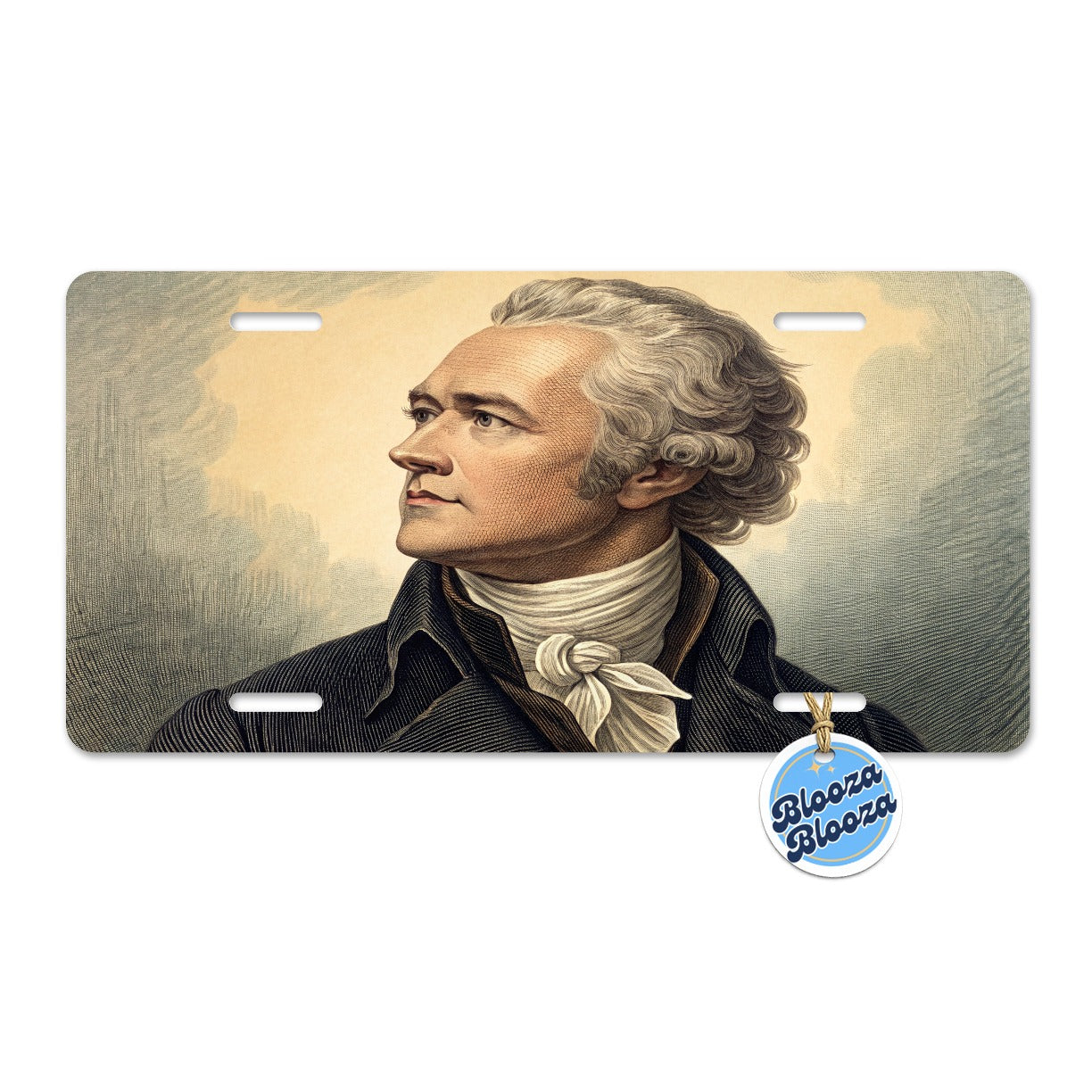 Alexander Hamilton Patriot Art Metal Vanity Novelty Tag License Plate for Trucks Cars SUVs