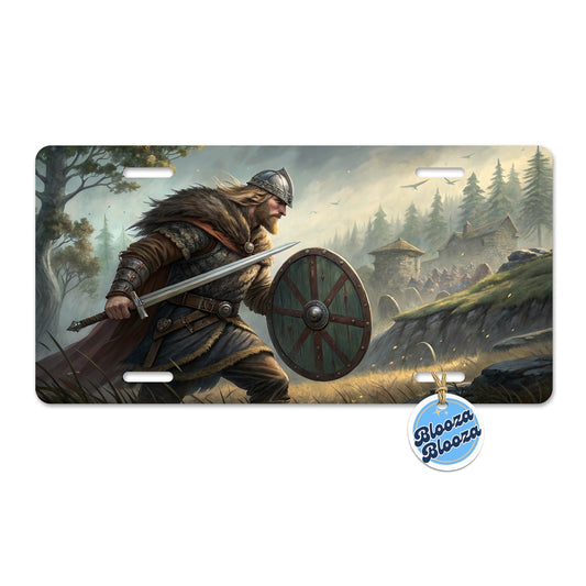 Beowulf Norse Warrior Metal Vanity Novelty Tag License Plate for Trucks Cars SUVs