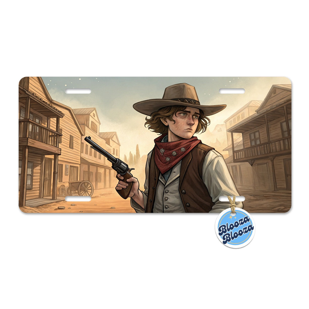 Billy the Kid Outlaw Metal Vanity Novelty Tag License Plate for Trucks Cars SUVs