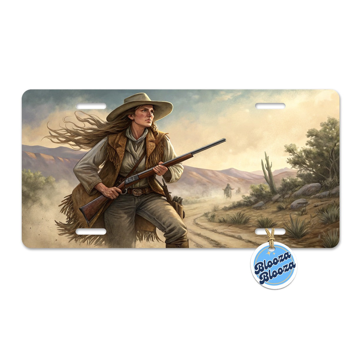Calamity Jane Wild West Metal Vanity Novelty Tag License Plate for Trucks Cars SUVs
