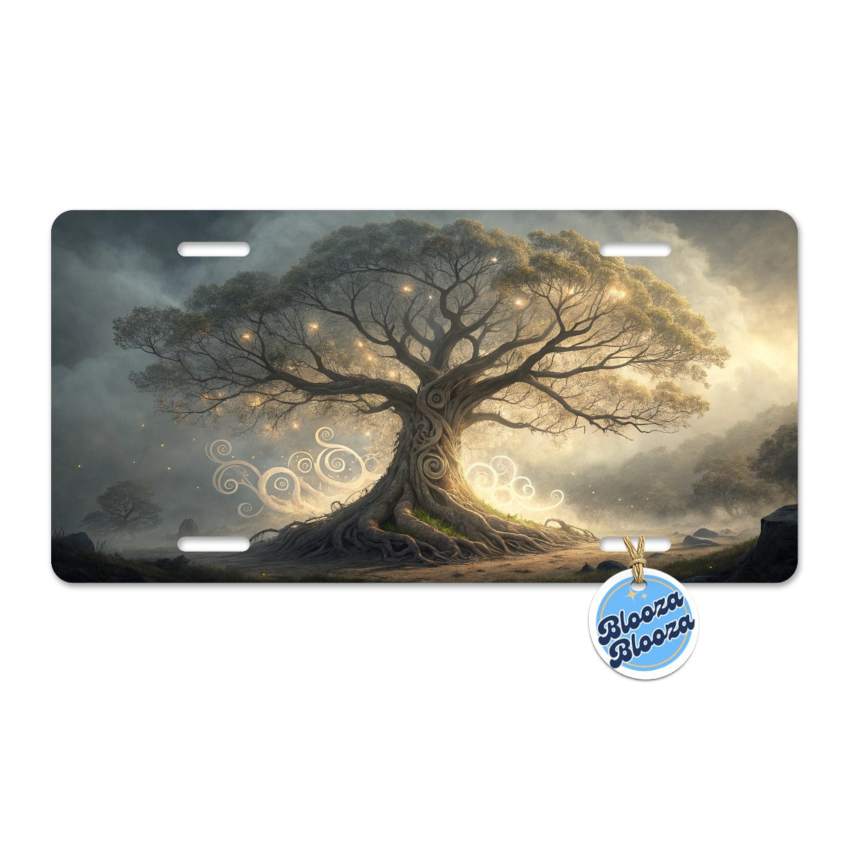 Mystical Tree Of Life Metal Vanity Novelty Tag License Plate for Trucks Cars SUVs