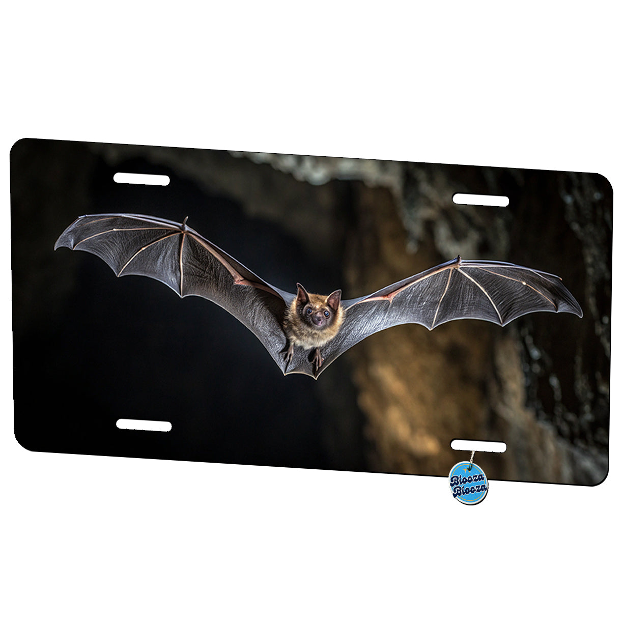 Bat Flying Nature Metal Vanity Novelty Tag License Plate for Trucks Cars SUVs