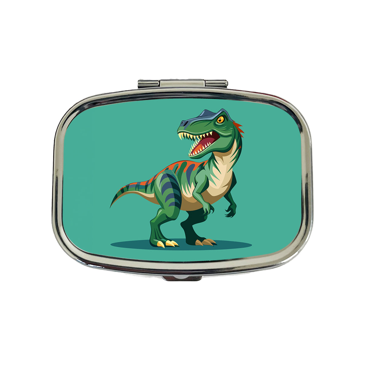 Allosaurus Dinosaur Travel Pill Box Case