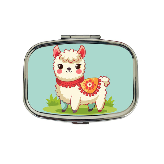 Alpaca Cute Travel Pill Box Case
