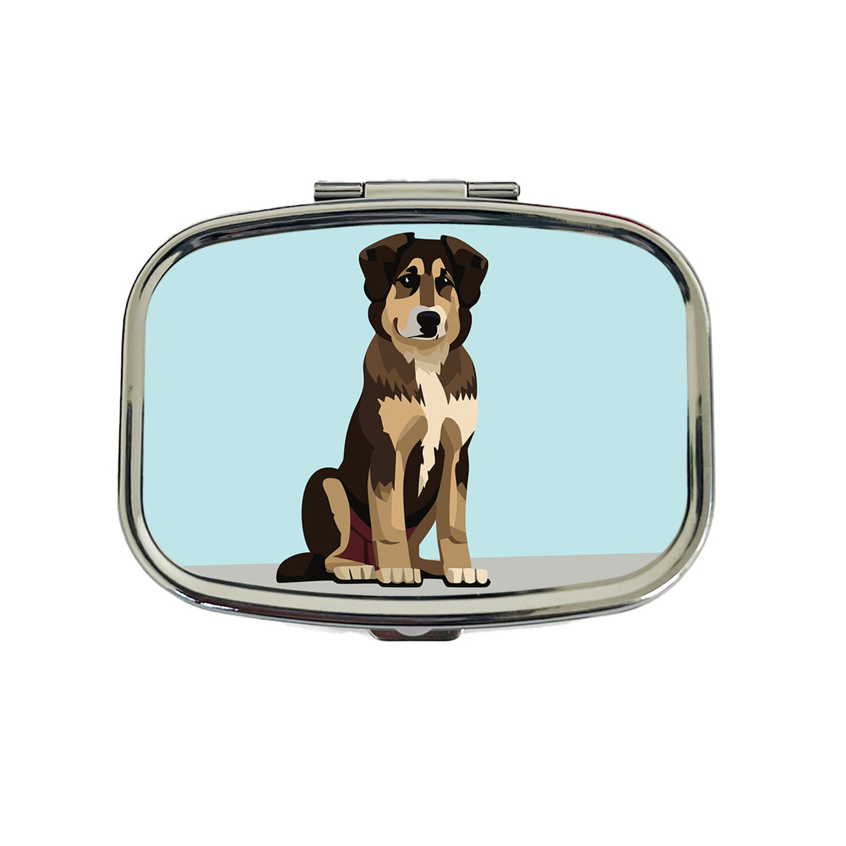 Anatolian Shepherd Dog Sitting Travel Pill Box Case