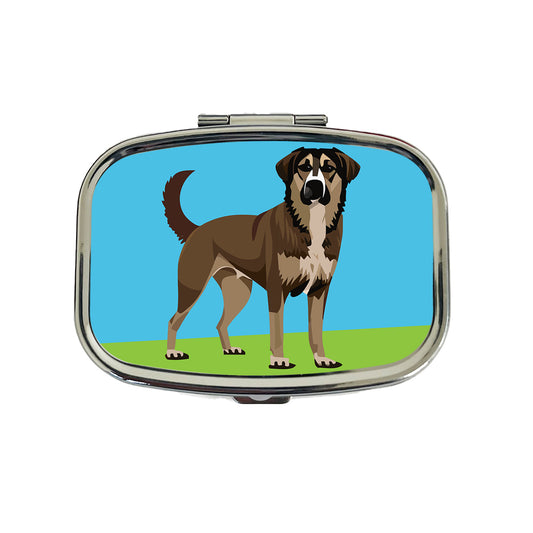 Anatolian Shepherd Dog Standing Travel Pill Box Case