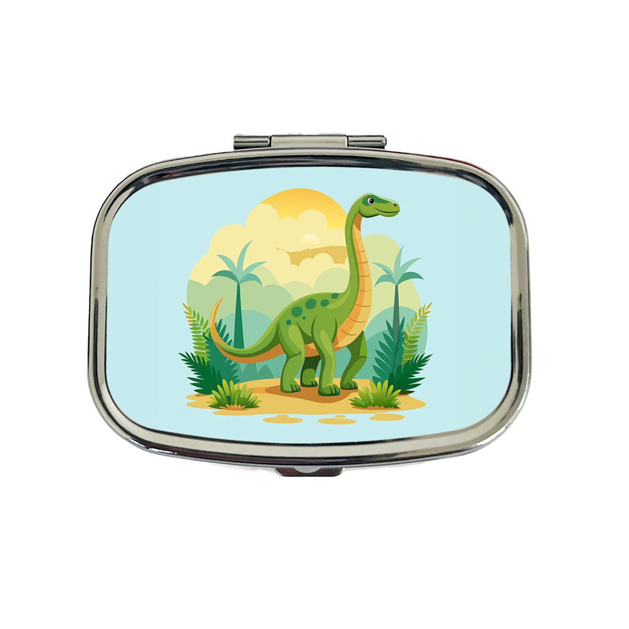 Apatosaurus Dinosaur Travel Pill Box Case
