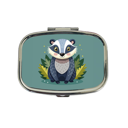 Badger Cute Travel Pill Box Case