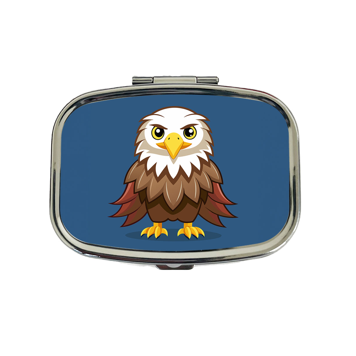 Bald Eagle Bird Cute Travel Pill Box Case