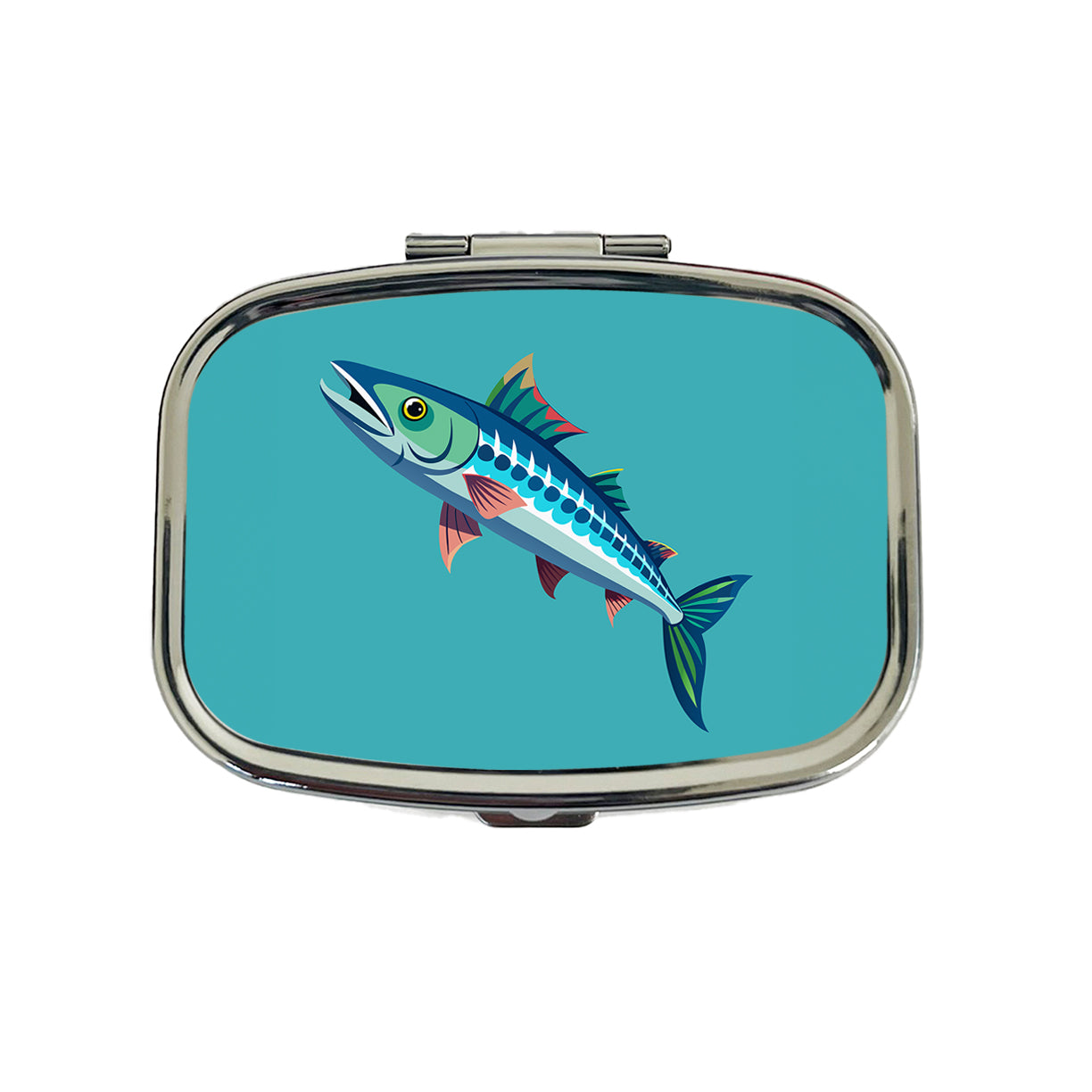 Barracuda Fish Travel Pill Box Case