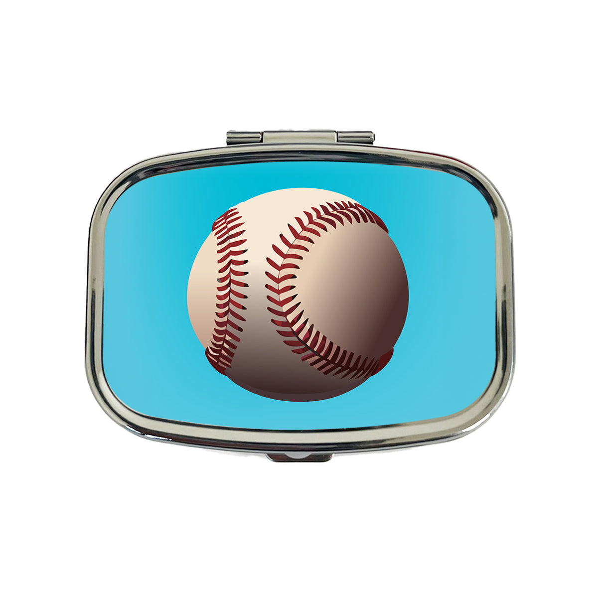 Baseball Base Ball Sport Travel Pill Box Case