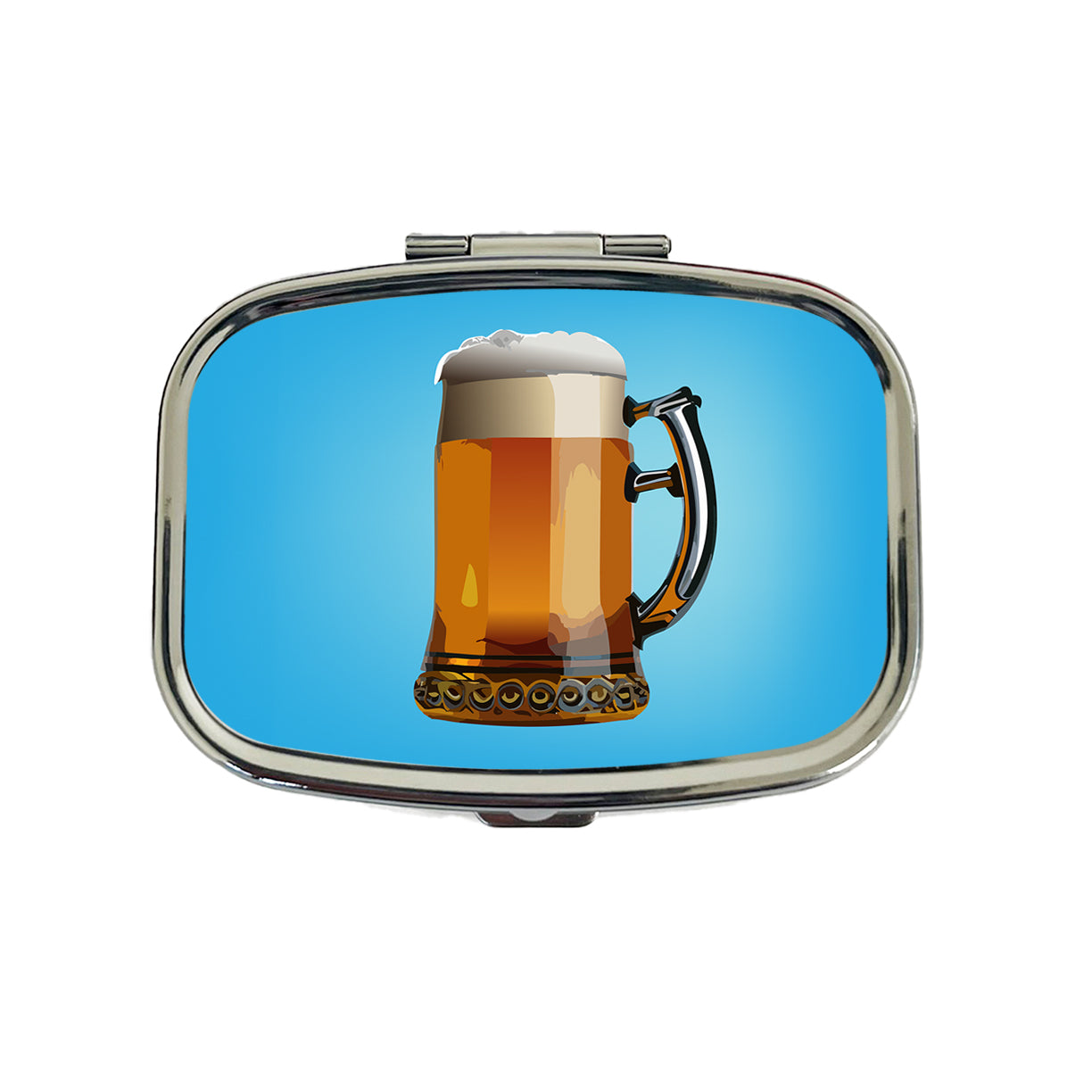 Beer Mug Stein German Travel Pill Box Case