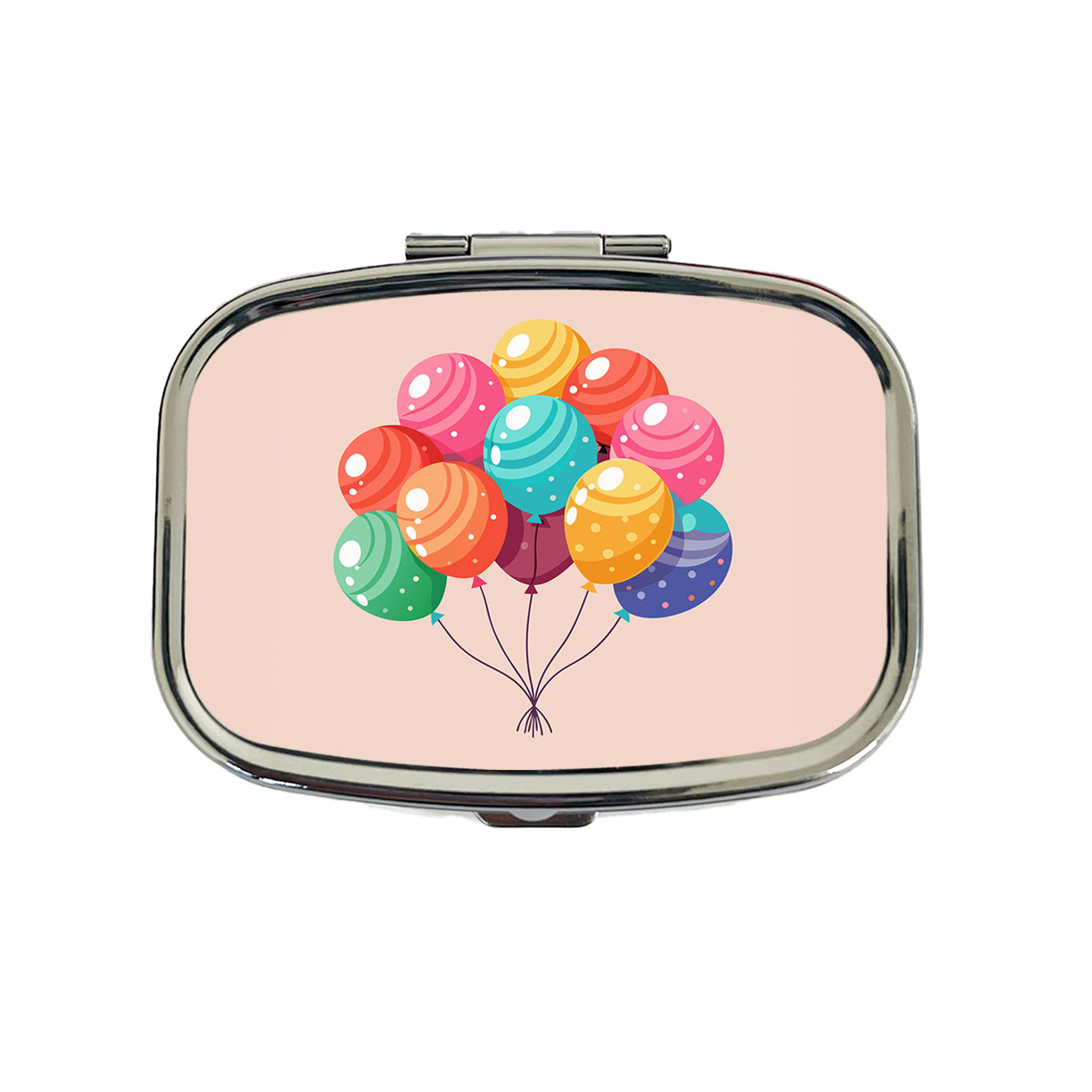 Birthday Balloons Happy Travel Pill Box Case