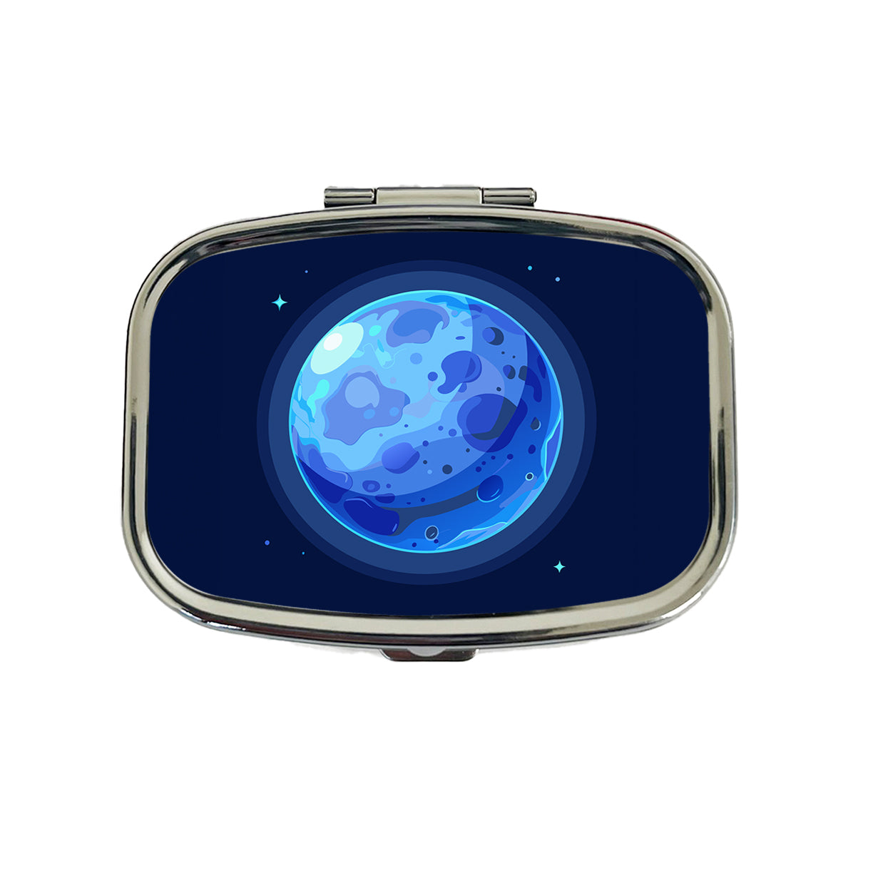 Blue Moon Travel Pill Box Case