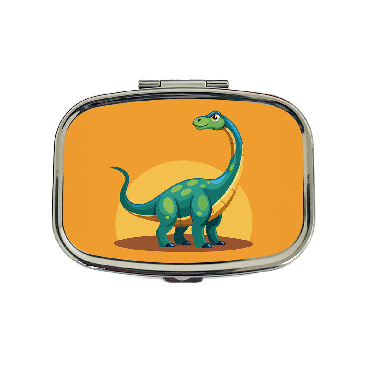 Brachiosaurus Dinosaur Travel Pill Box Case