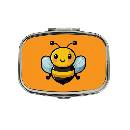 Bumble Bee Happy Travel Pill Box Case