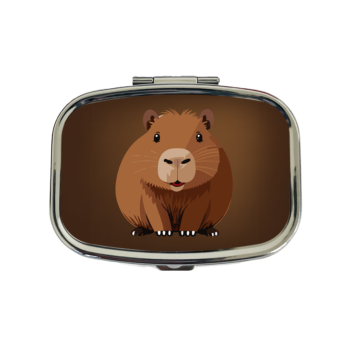 Capybara Happy Travel Pill Box Case