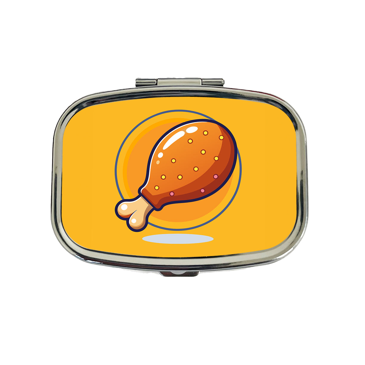 Chicken Drumstick Travel Pill Box Case
