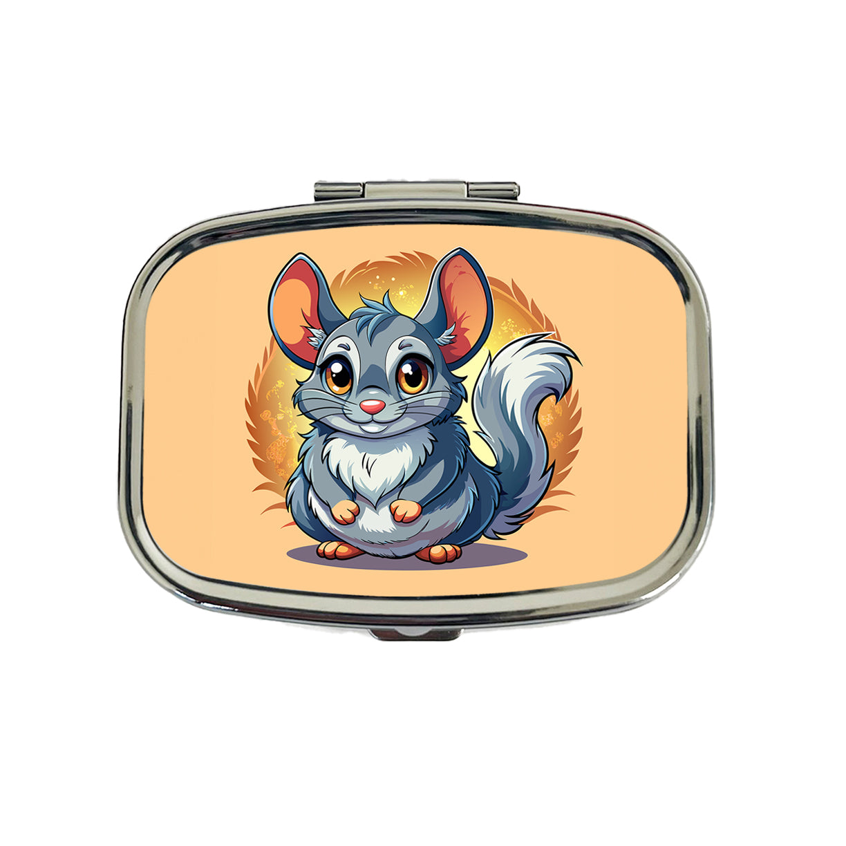Chinchilla Cute Travel Pill Box Case