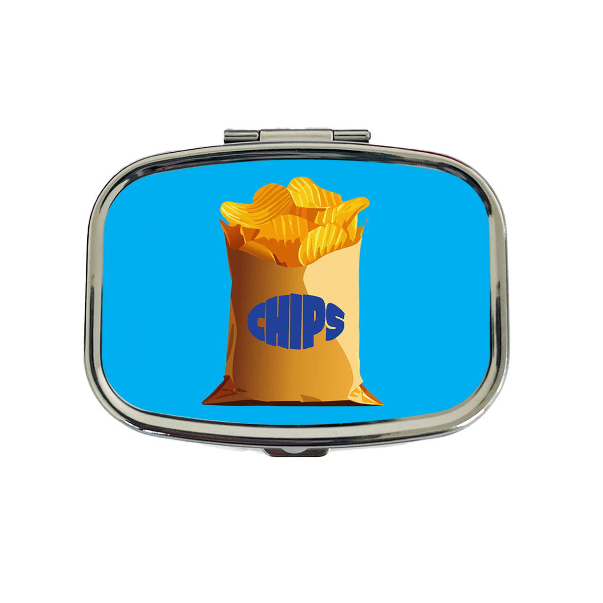 Chips Bag Snack Food Travel Pill Box Case