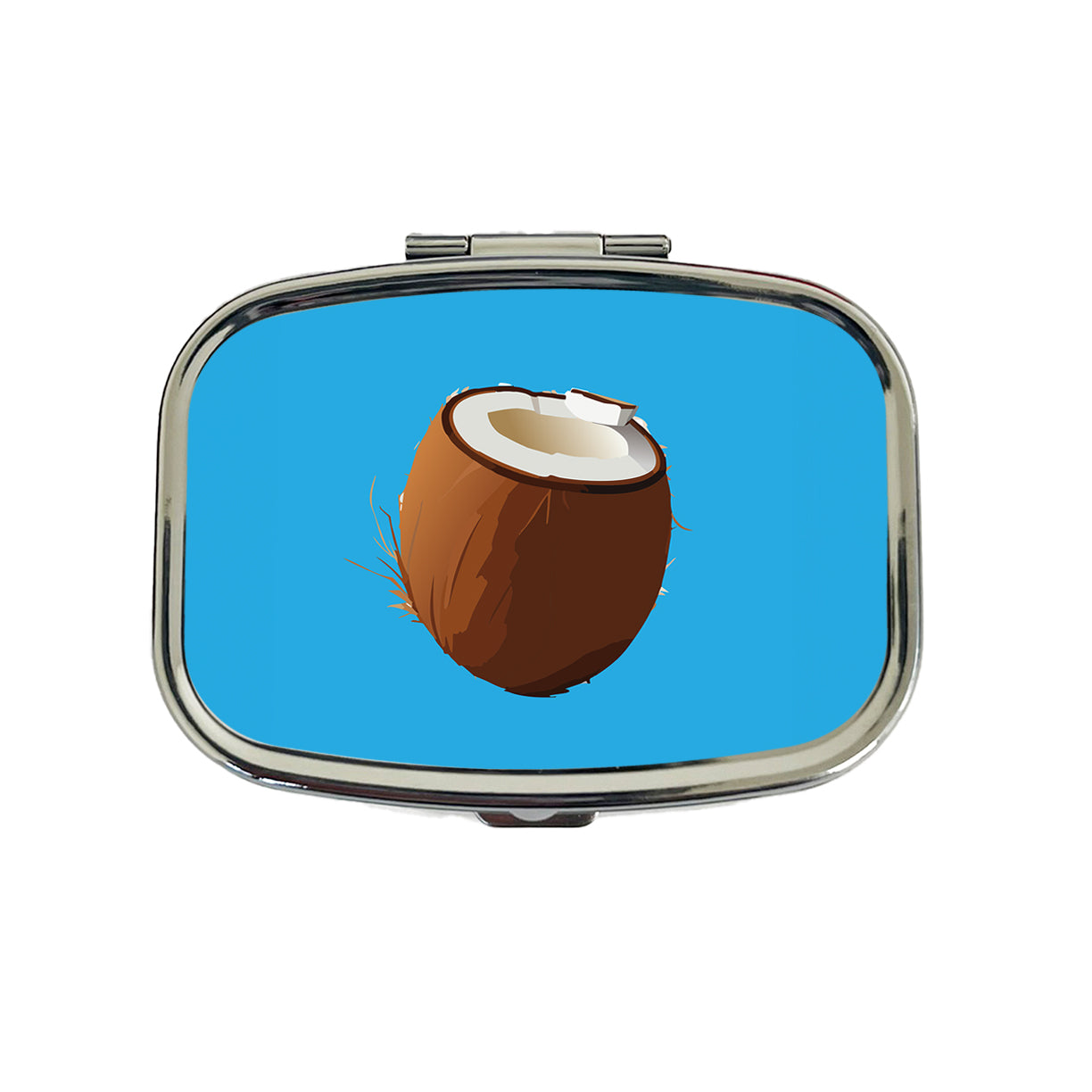 Coconut Tropical Fruit Travel Pill Box Case