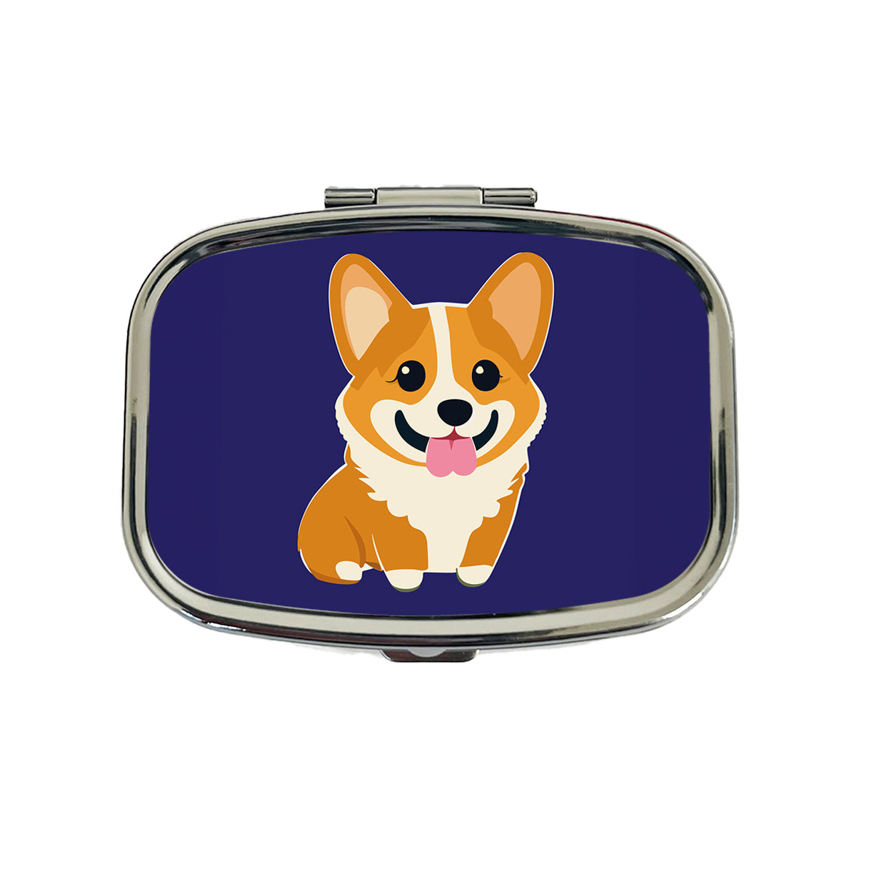Corgi Dog Sweet Travel Pill Box Case
