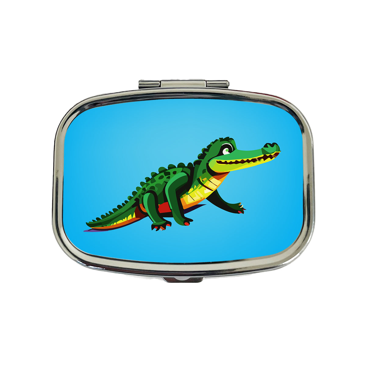 Crocodile Alligator on the Move Travel Pill Box Case