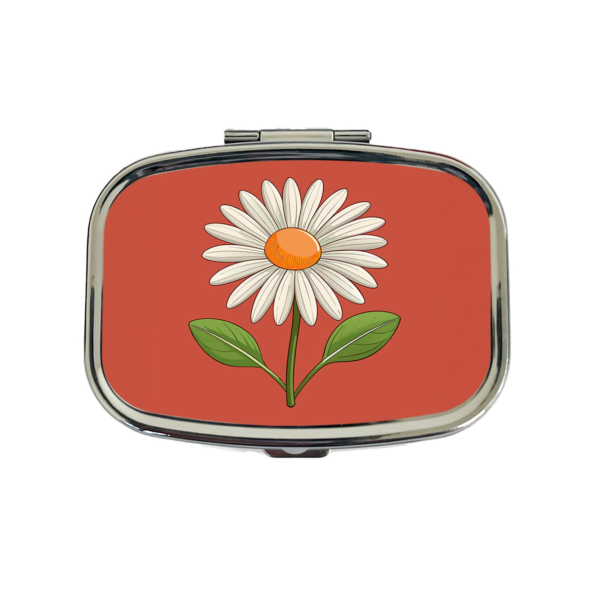 Daisy Flower Cute Travel Pill Box Case
