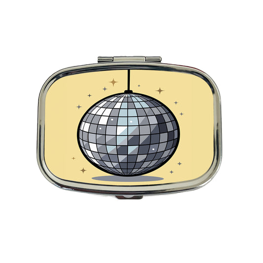 Disco Ball Travel Pill Box Case